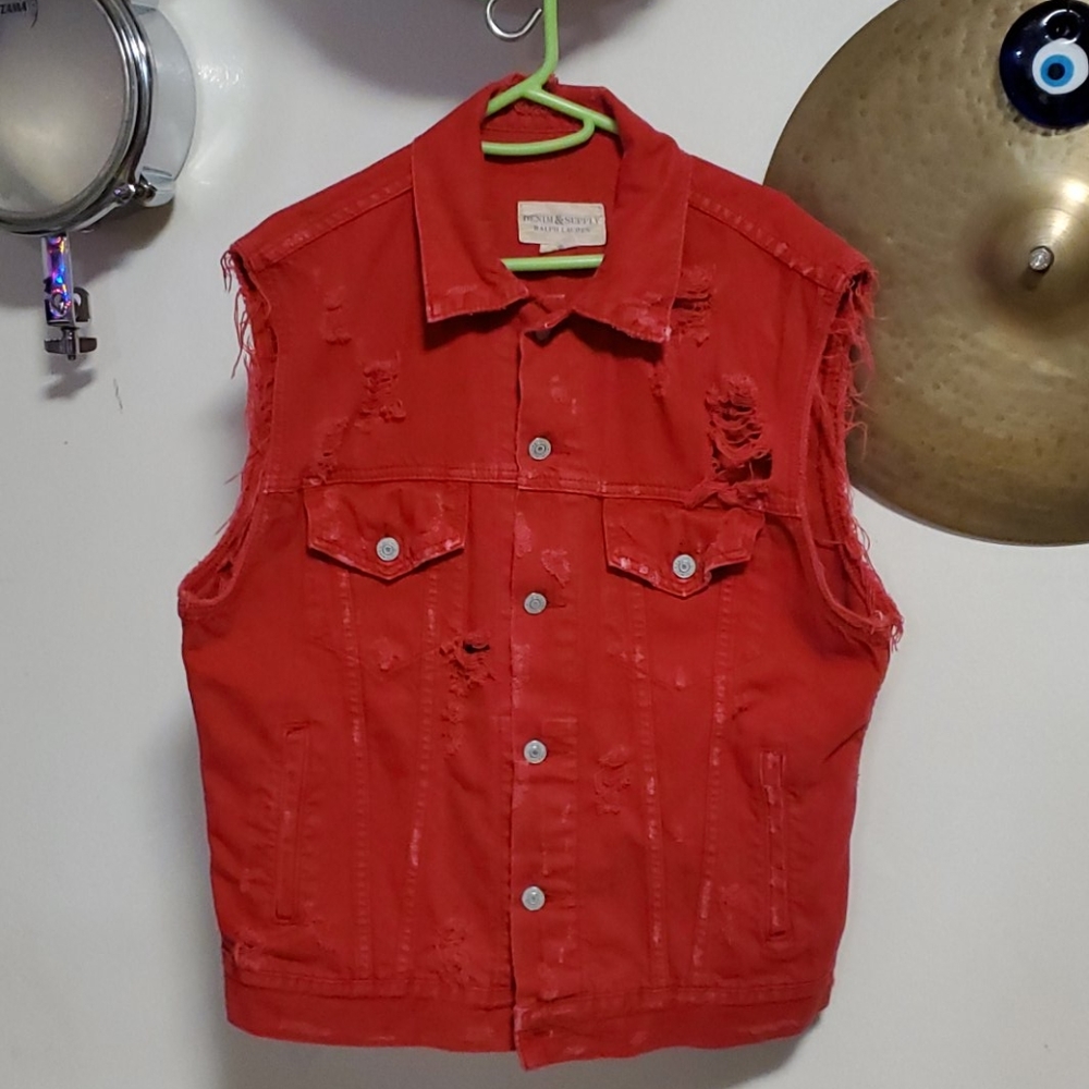 Ralp lauren denim and supply distress